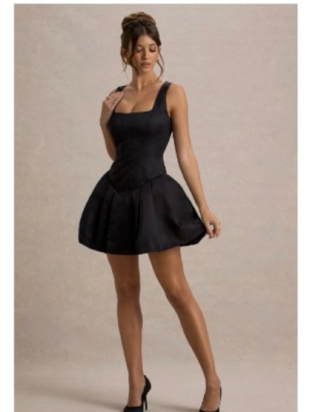 Club L London Black Mini Dress